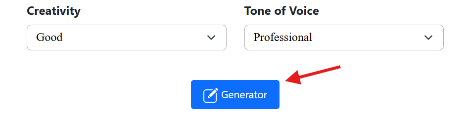 How to Use the Product Name Generator