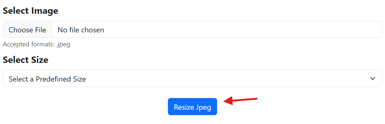 Resize JPEG Images Online